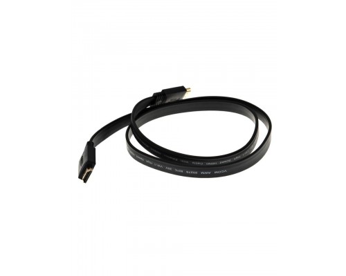 Кабель HDMI 19M/M ,плоский,ver. 2.0, 4K@60 Hz 1m VCOM CG522F-1M