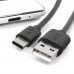 Кабель Greenconnect 0.5m USB 2.0, AM/CM, черный, 28/28 AWG , экран, армированный, морозостойкий, GCR-UC1AM-BB2S-0.5m