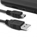 Кабель Greenconnect 1.0m USB 2.0, AM/mini 5P, черный, 28/28 AWG, экран, армированный, морозостойкий, GCR-UM2M5P-BB2S-1.0m