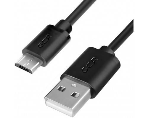 Кабель Greenconnect 2.0m USB 2.0, AM/microB 5pin, черный, 28/28 AWG, экран, армированный, морозостойкий, GCR-UA8MCB6-BB2S-2.0m