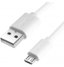 Кабель Greenconnect 1.5m USB 2.0, AM/microB 5pin, белый, 28/28 AWG, экран, GCR-51882                                                                                                                                                                      