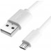 Кабель Greenconnect 1.5m USB 2.0, AM/microB 5pin, белый, 28/28 AWG, экран, GCR-51882