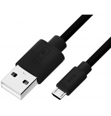 Кабель Greenconnect 1.5m USB 2.0, AM/microB 5pin, черный, 28/28 AWG, экран, армированный, морозостойкий, GCR-UA2MCB1-BB2S-1.5m                                                                                                                            