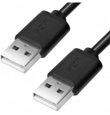 Кабель Greenconnect 2.0m USB 2.0, AM/AM, черный, 28/28 AWG, экран, армированный, морозостойкий, GCR-UM5M-BB2S-2.0m                                                                                                                                        