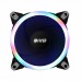 Вентилятор Single ring, RGB fan HIPER HCF1251-03, 120*120*25mm (38.5CFM, 1200RPM, 3+4PIN)