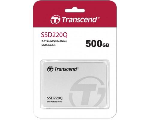 Накопитель SSD Transcend SSD220Q SSD 500GB, QLC, 2,5