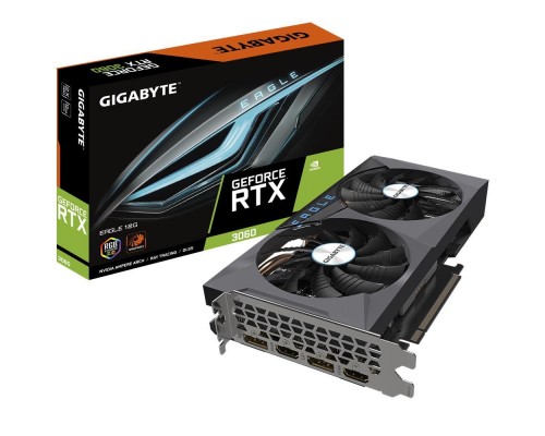 Видеокарта PCIE16 RTX3060 12GB GDDR6 N3060EAGLE-12GD GIGABYTE