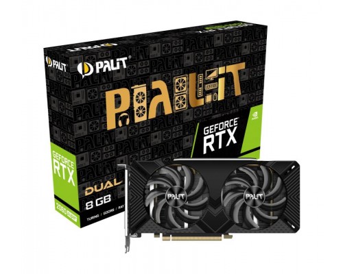 Видеокарта PCIE16 RTX2060 SUPER 8GB W/O LED RTX2060S DUAL 8G PALIT