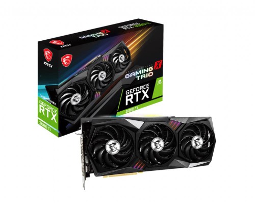 Видеокарта PCIE16 RTX3080TI 12GB RTX 3080TI GAM X TRIO 12G MSI