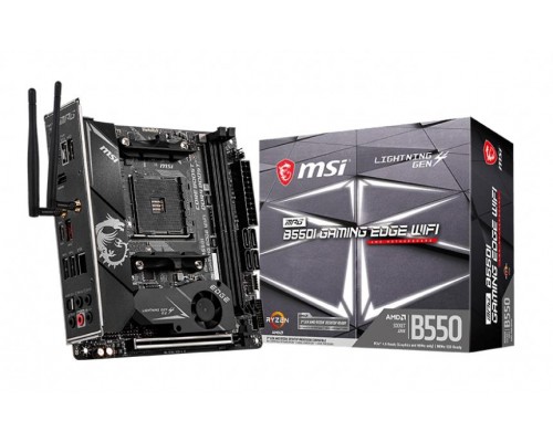 Материнская плата AMD B550 SAM4 MITX MPG B550I GAMING EDGE WIFI MSI