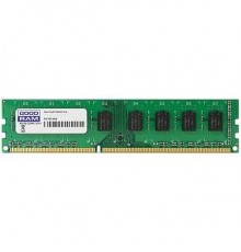 Модуль памяти GOODRAM DDR3 Общий объём памяти 8Гб Module capacity 8Гб Количество 1 1600 МГц Множитель частоты шины 11 1.5 В GR1600D364L11/8G                                                                                                              