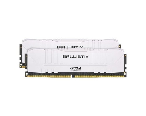 Модуль памяти CRUCIAL Ballistix Gaming DDR4 Общий объём памяти 16Гб Module capacity 8Гб Количество 2 3000 МГц Множитель частоты шины 15 1.35 В белый BL2K8G30C15U4W