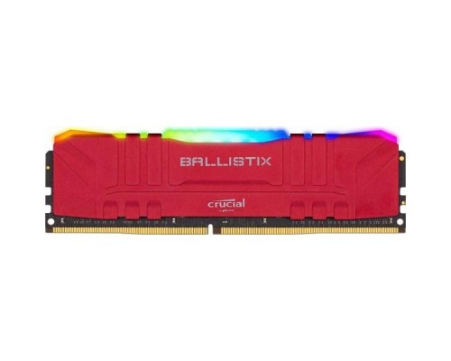 Модуль памяти CRUCIAL Ballistix RGB Gaming DDR4 Общий объём памяти 16Гб Module capacity 16Гб Количество 1 3600 МГц Множитель частоты шины 16 1.35 В RGB красный BL16G36C16U4RL