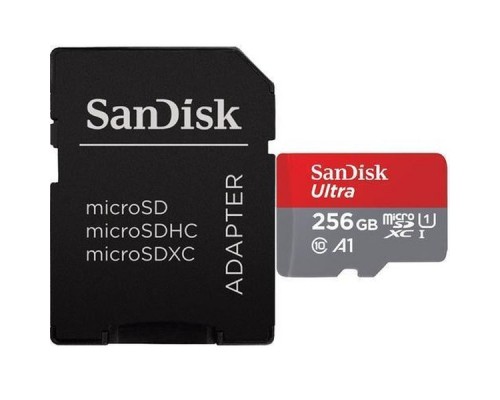 Карта памяти MICRO SDXC 256GB UHS-I W/A SDSQUAR-256G-GN6MA SANDISK