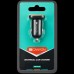 Автомобильное зарядное устройство CANYON C-01 Universal 1xUSB car adapter, Input 12V-24V, Output 5V-1A, black rubber coating with orange electroplated ring(without LED backlighting), 51.8*31.2*26.2mm, 0.016kg