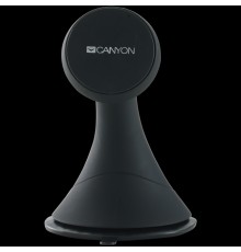 Автомобильное зарядное устройство Canyon CH-6 Car Holder for Smartphones,magnetic suction function ,with 2 plates(rectangle/circle), black ,97*67.5*107mm 0.068kg                                                                                         