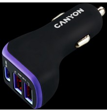 Зарядное устройство автомобильное Canyon С-08 CNE-CCA08PU                                                                                                                                                                                                 