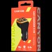 Автомобильное зарядное устройство CANYON Universal 3xUSB car adapter, Input 12V-24V, Output DC USB-A 5V/2.4A(Max) + Type-C PD 18W, with Smart IC, Black+Orange with rubber coating, 71*39*26.2mm, 0.028kg