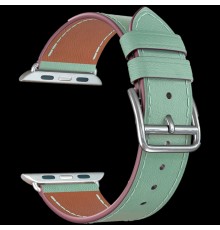 Кожаный ремешок для Apple Watch 42/44 mm LYAMBDA MAIA LWA-02-44-LGN Light green                                                                                                                                                                           