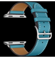 Кожаный ремешок для Apple Watch 38/40 mm LYAMBDA MINTAKA LWA-02-40-LBL Ligth blue                                                                                                                                                                         