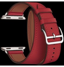 Кожаный ремешок в два оборота для Apple Watch 38/40 mm LYAMBDA MERIDIANA LWA-01-40-RD Red                                                                                                                                                                 