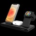 Беспроводное зарядное устройство Prestigio ReVolt A7, 3-in-1 wireless charging station for iPhone, Apple Watch, AirPods, wilreless output for phone 7.5W/10W, wireless output for AirPods 5W, wireless output for Apple Watch 2.5W, material: aluminum+tem