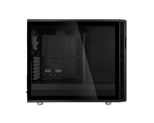 Боковая панель Fractal Design DEFINE R6 / black frame, dark tempered glass / FD-ACC-WND-DEF-R6-BK-TGD