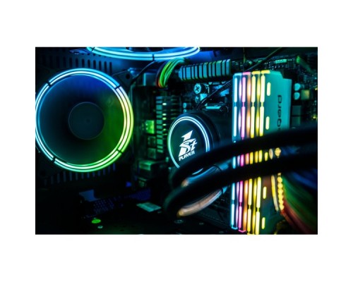 Корпус 1STPLAYER STEAM PUNK SP8 / ATX, tempered glass side panel, RGB fans controller & remote / 3x 120mm RGB fans inc. / SP8-G3