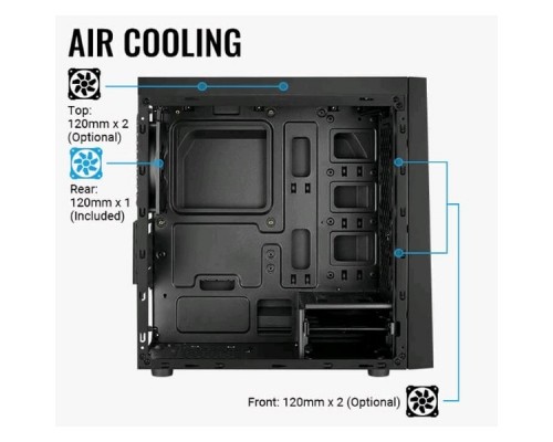 Корпус Aerocool Bolt Tempered Glass без БП