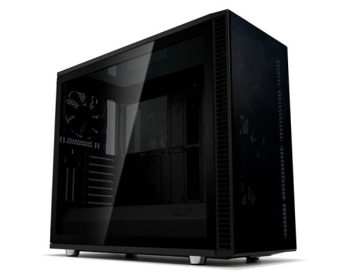 Корпус Fractal Design DEFINE S2 VISION BLACKOUT / E-ATX, mid tower, dark tint tempered glass side panels / 4x140mm fans inc. / FD-CA-DEF-S2V-BKO-TGD