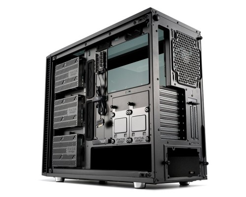 Корпус Fractal Design DEFINE S2 VISION BLACKOUT / E-ATX, mid tower, dark tint tempered glass side panels / 4x140mm fans inc. / FD-CA-DEF-S2V-BKO-TGD