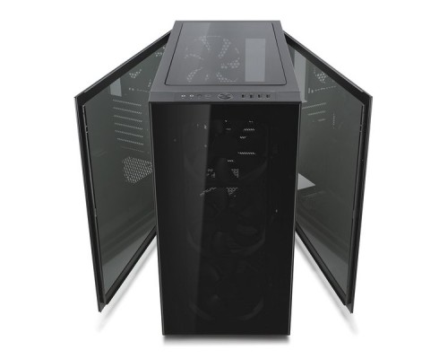 Корпус Fractal Design DEFINE S2 VISION BLACKOUT / E-ATX, mid tower, dark tint tempered glass side panels / 4x140mm fans inc. / FD-CA-DEF-S2V-BKO-TGD