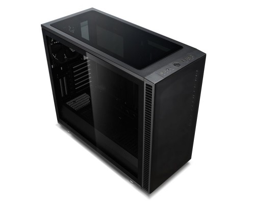 Корпус Fractal Design DEFINE S2 VISION BLACKOUT / E-ATX, mid tower, dark tint tempered glass side panels / 4x140mm fans inc. / FD-CA-DEF-S2V-BKO-TGD