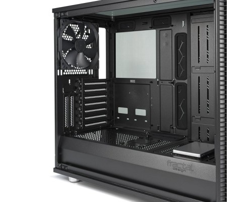 Корпус Fractal Design DEFINE S2 VISION BLACKOUT / E-ATX, mid tower, dark tint tempered glass side panels / 4x140mm fans inc. / FD-CA-DEF-S2V-BKO-TGD