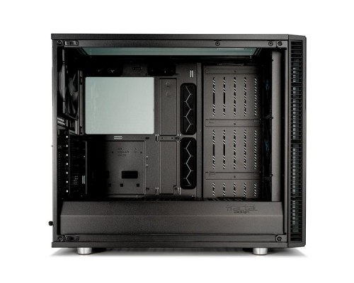 Корпус Fractal Design DEFINE S2 VISION BLACKOUT / E-ATX, mid tower, dark tint tempered glass side panels / 4x140mm fans inc. / FD-CA-DEF-S2V-BKO-TGD