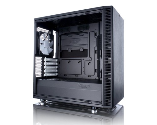 Корпус Fractal Design DEFINE MINI C / mATX, mini tower / 2x120mm fans inc. / FD-CA-DEF-MINI-C-BK