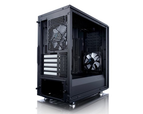 Корпус Fractal Design DEFINE MINI C / mATX, mini tower / 2x120mm fans inc. / FD-CA-DEF-MINI-C-BK