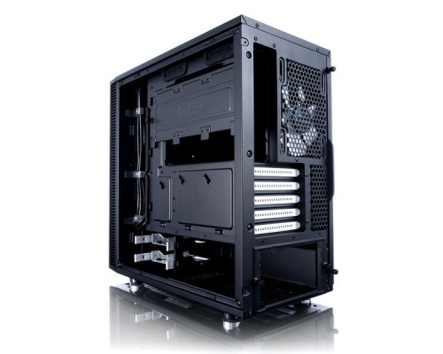 Корпус Fractal Design DEFINE MINI C / mATX, mini tower / 2x120mm fans inc. / FD-CA-DEF-MINI-C-BK