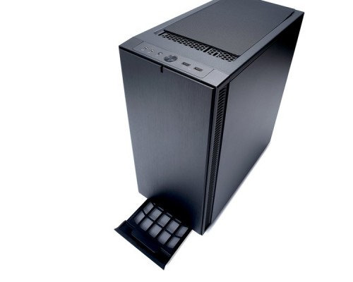 Корпус Fractal Design DEFINE MINI C / mATX, mini tower / 2x120mm fans inc. / FD-CA-DEF-MINI-C-BK