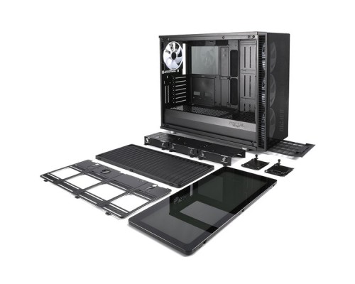 Корпус Fractal Design DEFINE S2 VISION RGB / E-ATX, mid tower, dark tint tempered glass side panels / 4x140mm ARGB fans inc. / FD-CA-DEF-S2V-RGB-BKO-TGD