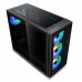 Корпус Fractal Design DEFINE S2 VISION RGB / E-ATX, mid tower, dark tint tempered glass side panels / 4x140mm ARGB fans inc. / FD-CA-DEF-S2V-RGB-BKO-TGD