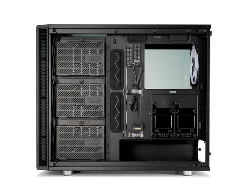 Корпус Fractal Design DEFINE S2 VISION RGB / E-ATX, mid tower, dark tint tempered glass side panels / 4x140mm ARGB fans inc. / FD-CA-DEF-S2V-RGB-BKO-TGD