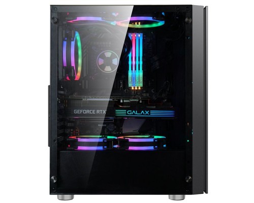 Корпус 1STPLAYER BLACK.SIR B7 / ATX, tempered glass / 4x 120mm RGB fans inc. / B7-4M2