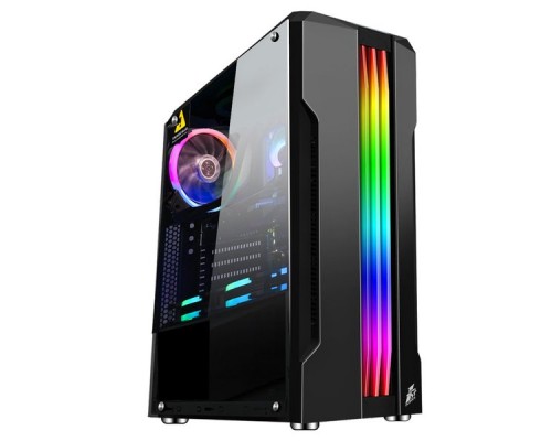 Корпус 1STPLAYER RAINBOW R3-A / ATX, tempered glass side panel / 1x 120mm LED fan inc. / R3-A-1R1