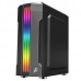 Корпус 1STPLAYER RAINBOW R3-A / ATX, tempered glass side panel / 1x 120mm LED fan inc. / R3-A-1R1