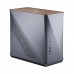 Корпус Fractal Design ERA ITX TITANIUM GRAY - WALNUT / Mini-ITX / 1x80mm fan inc. / FD-CA-ERA-ITX-GY