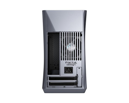 Корпус Fractal Design ERA ITX TITANIUM GRAY - WALNUT / Mini-ITX / 1x80mm fan inc. / FD-CA-ERA-ITX-GY