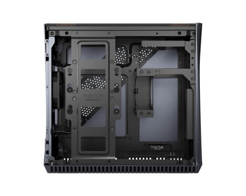 Корпус Fractal Design ERA ITX TITANIUM GRAY - WALNUT / Mini-ITX / 1x80mm fan inc. / FD-CA-ERA-ITX-GY