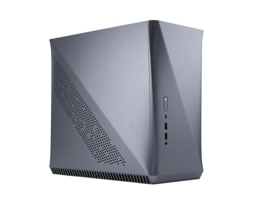 Корпус Fractal Design ERA ITX TITANIUM GRAY - WALNUT / Mini-ITX / 1x80mm fan inc. / FD-CA-ERA-ITX-GY