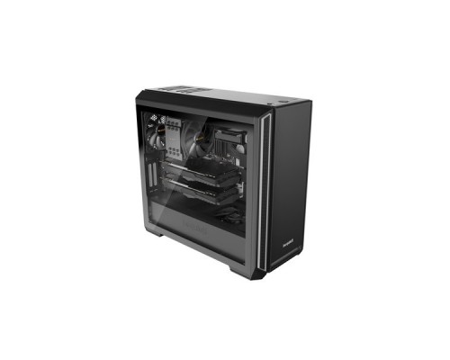 Корпус be quiet! SILENT BASE 601 WINDOW SILVER / midi-tower, E-ATX, tempered glass side panel / 2x Pure Wings 2 140mm / BGW27